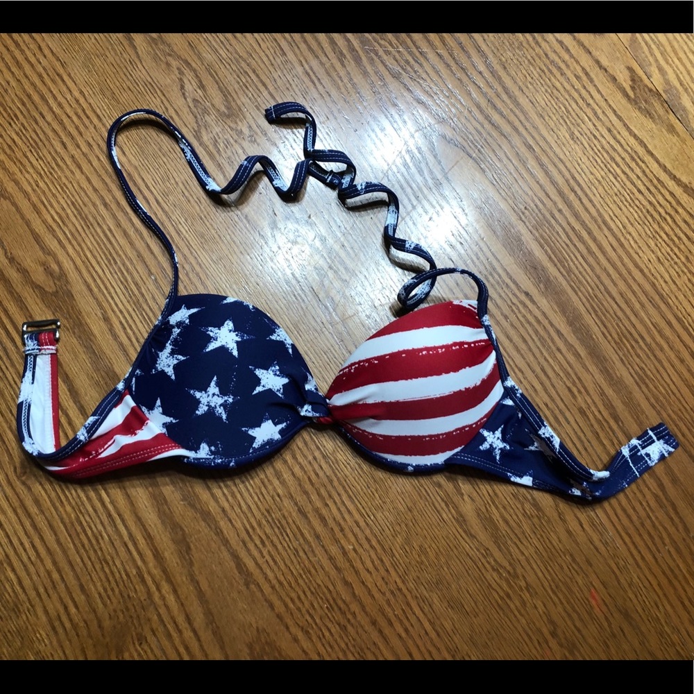 American flag bikini top